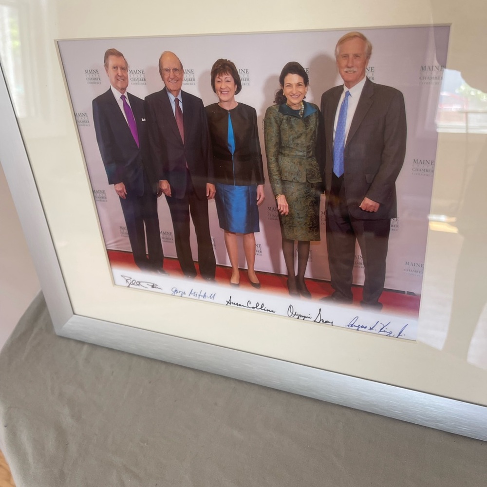 5 Living Maine Senators Signed Autograph Politics Auto Super Rare Political USA